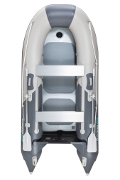 Gladiator B 330 AD LIGHT Светло-темносерый моторная лодка ПВХ Air-deck, фото 2
