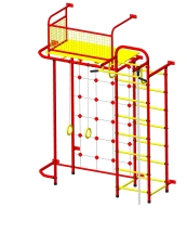Детский спортивный комплекс Пионер С6С красно/жёлтый