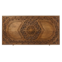 Нарды резные "Шестигранный Узор", Haleyan Нарды резные "Шестигранный Узор", Haleyan