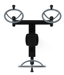 Рули (положение стоя) серый - Уличный тренажер - СТ 103-13, фото 5