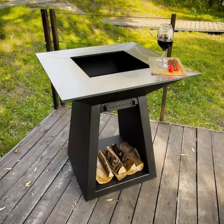 Гриль-очаг Квадро модель S 60 см, фото 1