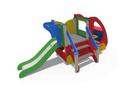 Машинка с горкой Н-750 ДИФ 01281, фото 1