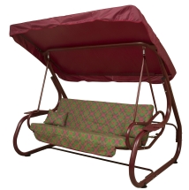 Качели садовые "Орбита" бордовый