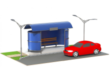 Автопавильон остановочный АП-11