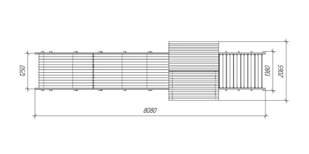 Зимняя горка Савушка Зима Wood 5/1 (ширина ската 1,25м), фото 7