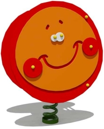 Качалка на пружине Колобок 04047 для детской площадки, фото 1