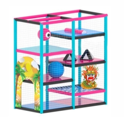 Детский игровой лабиринт «Кнопка Лайт-2» 2,8м² (2,35*1,2*2,5м)