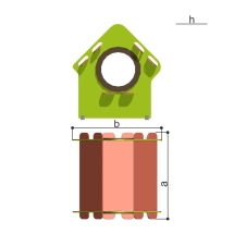 Игровой домик Romana 115.40.00_30.01 для детских площадок Игровой домик Romana 115.40.00_30.01 для детских площадок