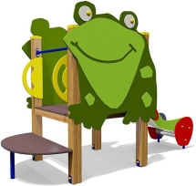 Горка Лягушка 08109 H=650 для детской площадки Горка Лягушка 08109 H=650 для детской площадки