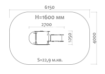 Горка Лягушка 08109 H=650 для детской площадки Горка Лягушка 08109 H=650 для детской площадки