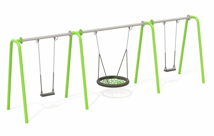 Качели Н24.043010 металлические для детской площадки, фото 1
