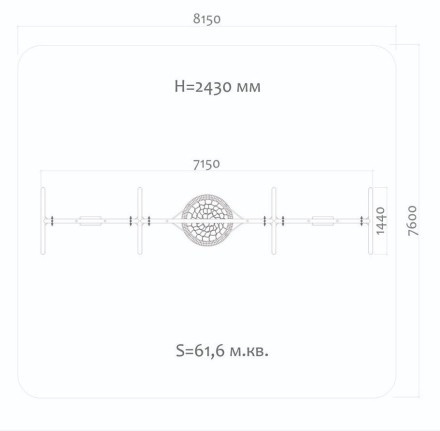 Качели Н24.043010 металлические для детской площадки, фото 2