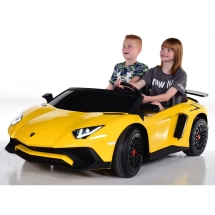 Электромобиль Lamborghini Aventador 24V A8803 желтый