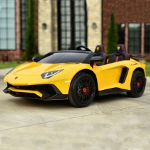 Электромобиль Lamborghini Aventador 24V A8803 желтый