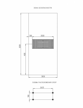 Пергола с диваном Гармония уюта-8 (без поликарбоната), фото 6