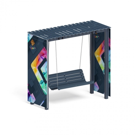 Пергола с диваном Гармония уюта-8 (без поликарбоната), фото 1