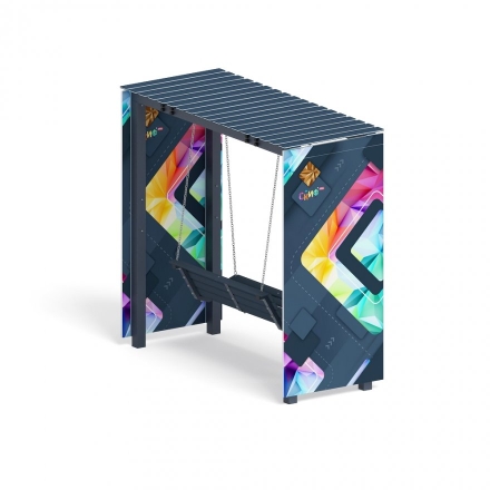 Пергола с диваном Гармония уюта-8 (без поликарбоната), фото 3