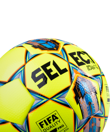 Мяч футбольный Select Brilliant Super TB FIFA №5 yellow, фото 4