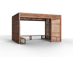 Пергола со скамейкой TORUDA SQR-04, фото 1