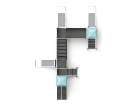 Детская игровая площадка Королевство (Коты) ДИК 1.15.04-21 H=900, фото 5