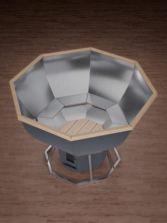 Банный чан KELLEK Siberic AISI 201 на 4-6 человек, фото 5