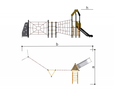 Спортивно-игровой комплекс Треугольник Romana 401.29.00, фото 6