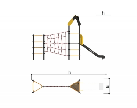 Спортивно-игровой комплекс Треугольник Romana 401.29.00, фото 2