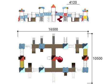 Игровой комплекс Romana 101.37.09, фото 4