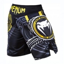 Шорты ММА Venum Lyoto Machida "RYUJIN" Fightshorts - Black/Yellow