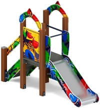 Горка Малыш (Граффити) - ИО 41.01.01-03 - Н=750 Горка Малыш (Граффити) - ИО 41.01.01-03 - Н=750