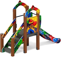 Горка Малыш (Граффити) - ИО 41.01.01-03 - Н=750 Горка Малыш (Граффити) - ИО 41.01.01-03 - Н=750