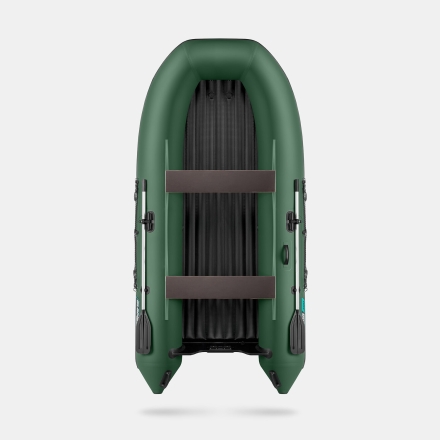 GLADIATOR E 300 S AIR SPORT Зеленый моторная лодка ПВХ, фото 3