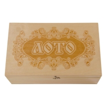 Русское Лото &quot;Гравировка&quot; в деревянной шкатулке