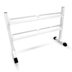 Стойка для хранения гантелей фитнес Barbell МВ 1.01 белый