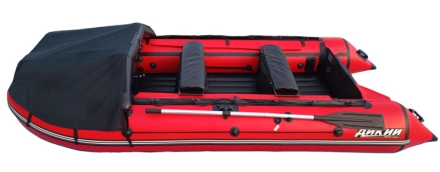 Моторная лодка ПВХ ДИКИЙ 360 НДНД с тентом, фото 8