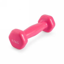 Гантель неразборная 0,5 кг винил Гантель неразборная 0,5 кг винил