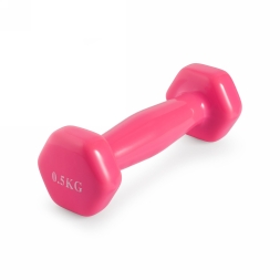 Гантель неразборная 0,5 кг винил, фото 1 Гантель неразборная 0,5 кг винил, фото 1