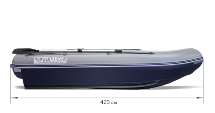 Лодка ПВХ Флагман DK 420 НДНД надувная под мотор, фото 3