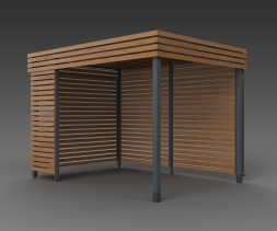 Остановочный павильон ЭКО ОП.10 Остановочный павильон ЭКО ОП.10