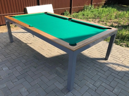 ВСЕПОГОДНЫЙ БИЛЬЯРДНЫЙ СТОЛ &quot;ДОБРЫНЯ&quot; 6 футов ХАЙ-ТЕК-STYLE (пирамида), фото 3