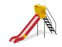 Детская горка Большая ГР-03 H=1500 для игровой площадки Детская горка Большая ГР-03 H=1500 для игровой площадки