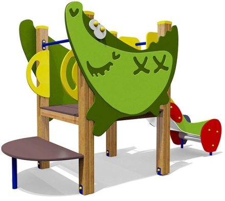 Горка Крокодил 08108 H=650 для детской площадки, фото 1