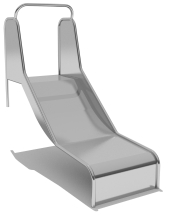 Горка из нержавеющей стали ГГН-500.600.001 для детской площадки