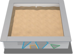 Песочница Карьер ПС101.00 для игровой детской площадки, фото 2