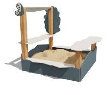 Песочница Полянка ВСТ 5657 для детской площадки Песочница Полянка ВСТ 5657 для детской площадки