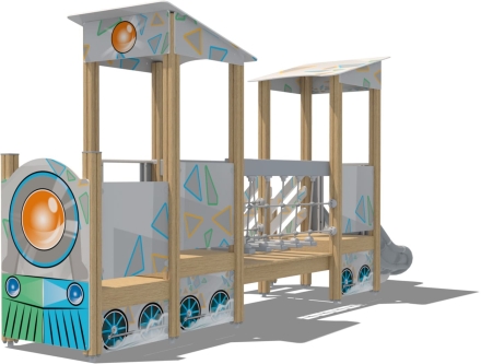 Игровой макет Поезд Сапсан МД104.00.1 для детской площадки, фото 1