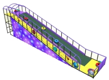 Тюбинговая горка Космос