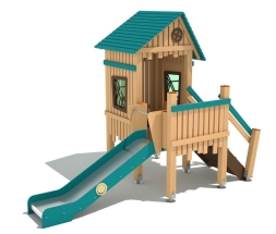 Игровой комплекс ДГ-37 от 3 лет для детской площадки Сосна Игровой комплекс ДГ-37 от 3 лет для детской площадки Сосна