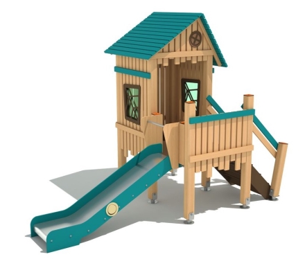 Игровой комплекс ДГ-37 от 3 лет для детской площадки Сосна, фото 1