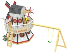 Игровой комплекс TORUDA WOOD Ветряная мельница Игровой комплекс TORUDA WOOD Ветряная мельница